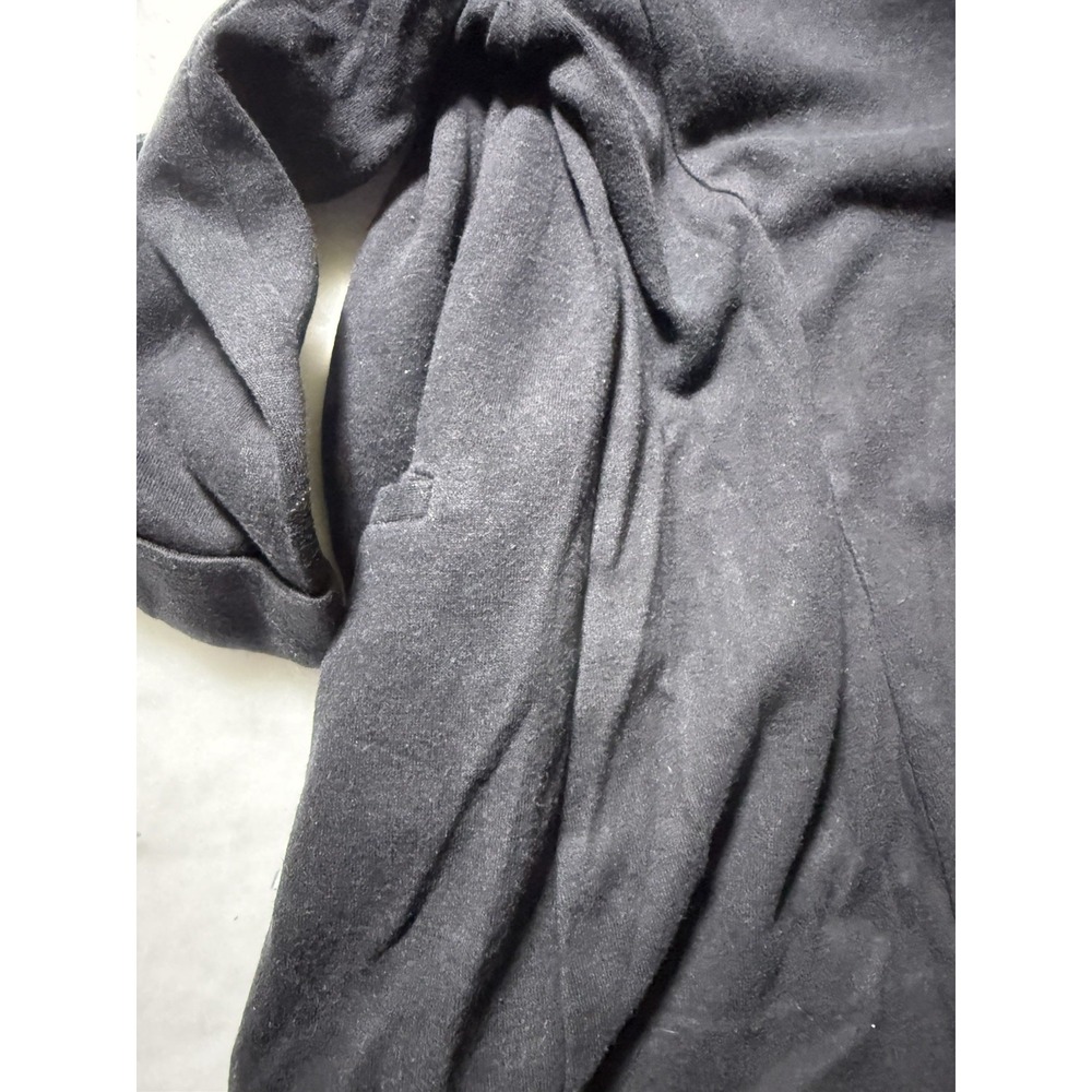 Express Women's Black Open Front Knit Blazer Jacket Size Medium Career - Picture 8 of 9
